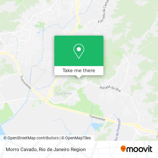 Mapa Morro Cavado