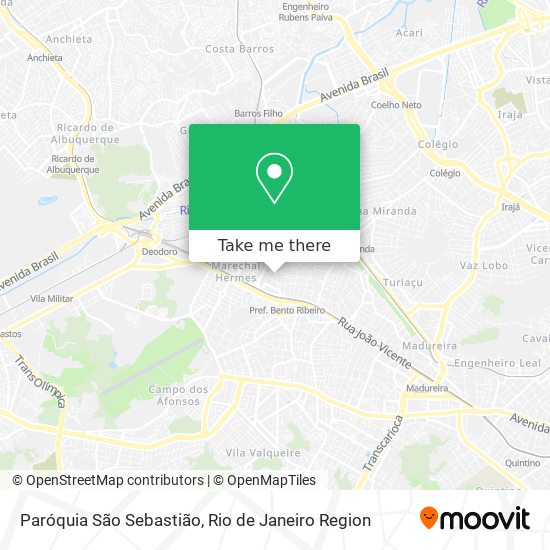 Paróquia São Sebastião map