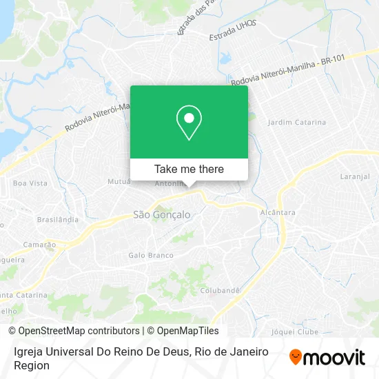 Igreja Universal Do Reino De Deus map