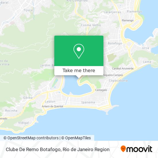 Mapa Clube De Remo Botafogo