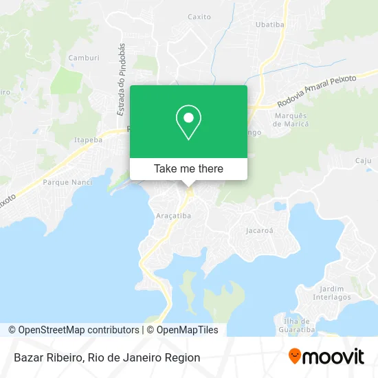 Bazar Ribeiro map