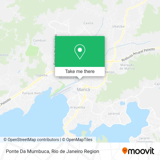 Ponte Da Mumbuca map