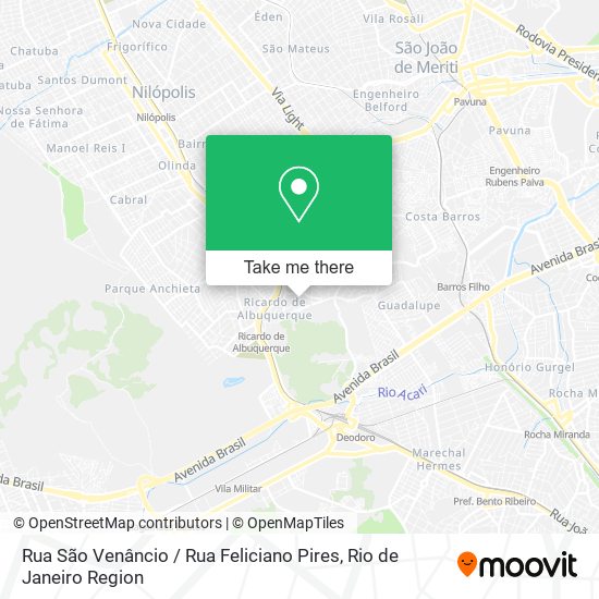 Rua São Venâncio / Rua Feliciano Pires map