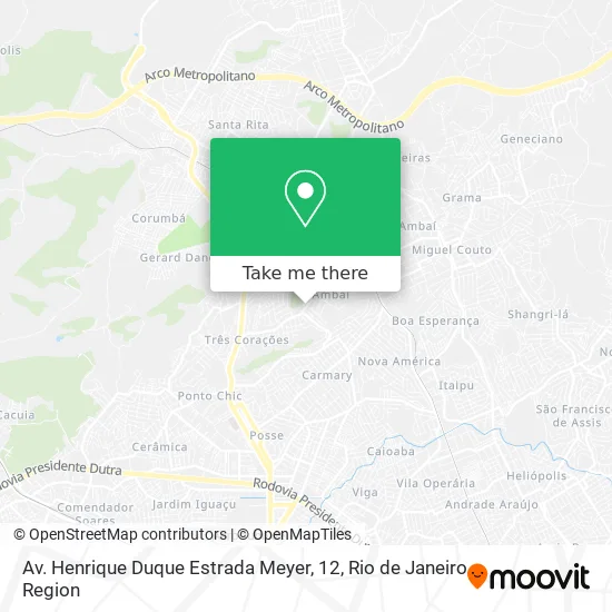 Av. Henrique Duque Estrada Meyer, 12 map