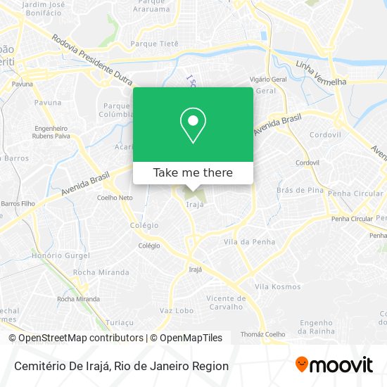Cemitério De Irajá map