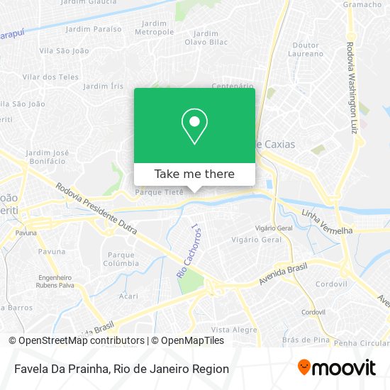 Favela Da Prainha map