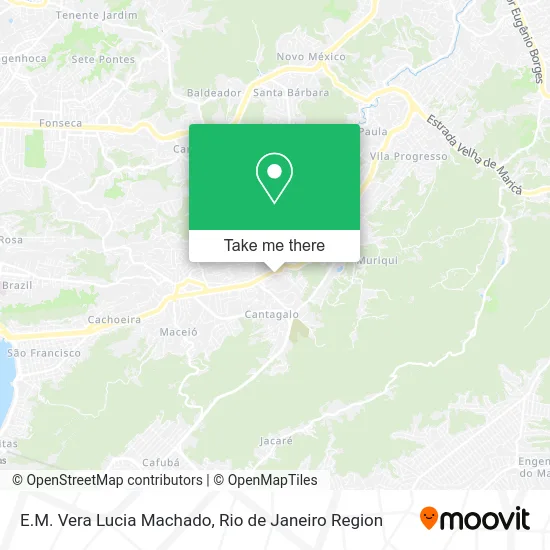 E.M. Vera Lucia Machado map