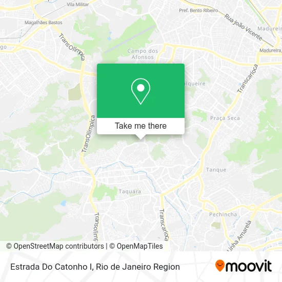 Estrada Do Catonho I map