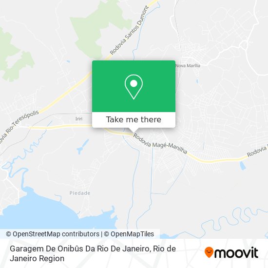 Garagem De Onibûs Da Rio De Janeiro map