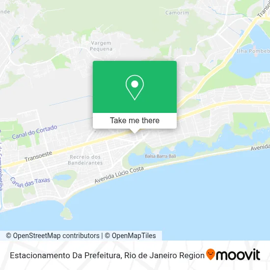 Estacionamento Da Prefeitura map