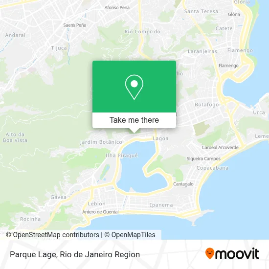 Parque Lage map