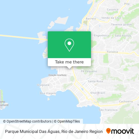 Parque Municipal Das Águas map
