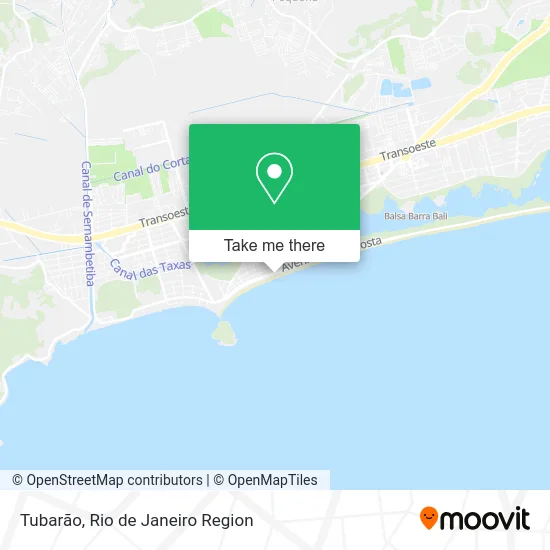 Tubarão map