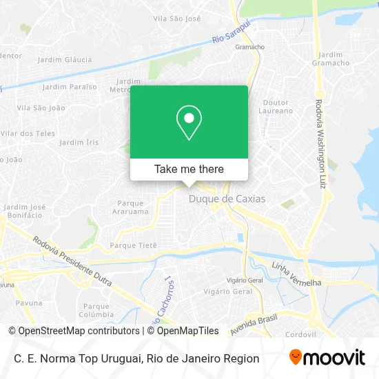 C. E. Norma Top Uruguai map