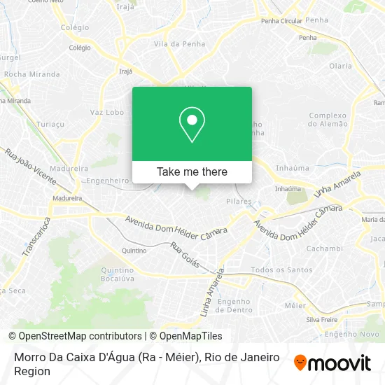 Morro Da Caixa D'Água (Ra - Méier) map