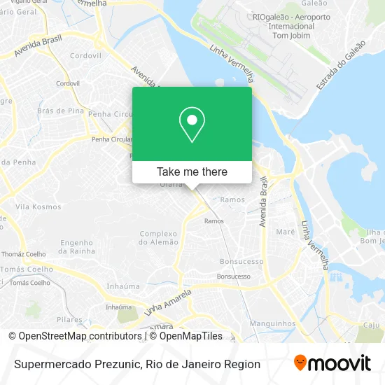 Supermercado Prezunic map