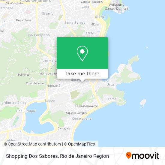 Shopping Dos Sabores map