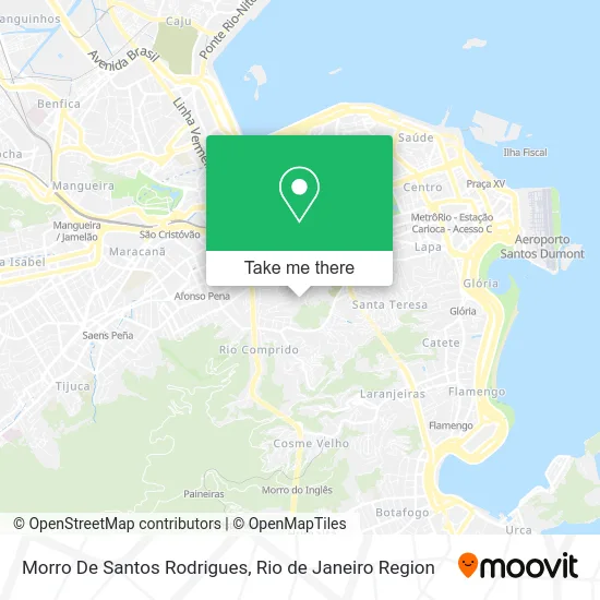 Morro De Santos Rodrigues map