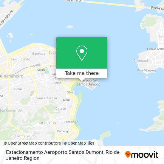 Estacionamento Aeroporto Santos Dumont map