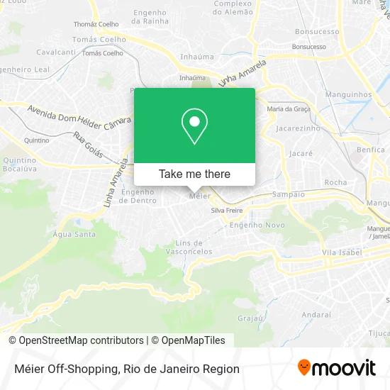 Méier Off-Shopping map