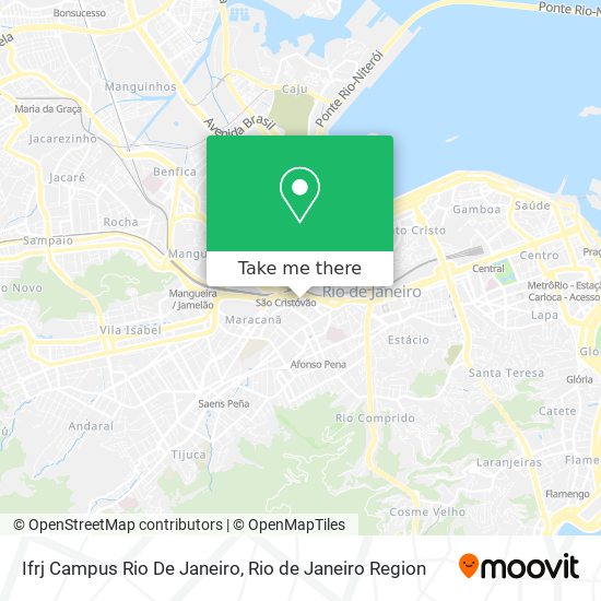 Mapa Ifrj Campus Rio De Janeiro