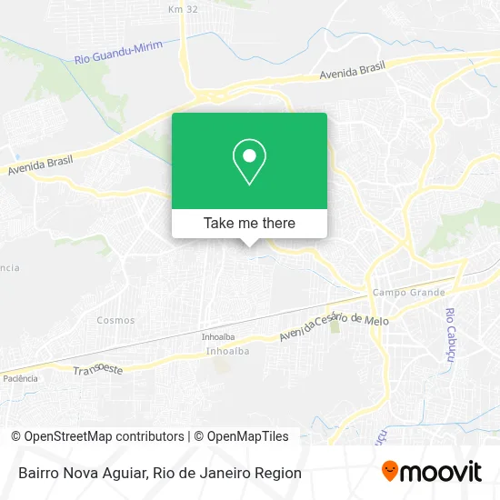 Bairro Nova Aguiar map