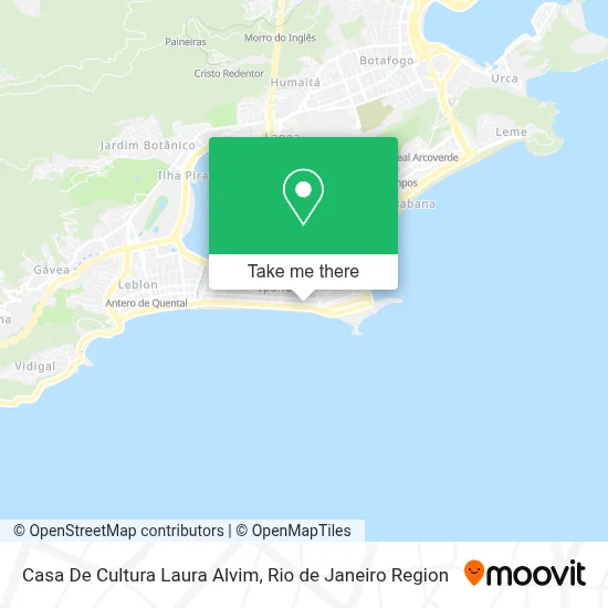 Casa De Cultura Laura Alvim map