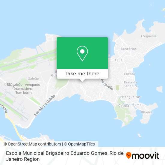 Mapa Escola Municipal Brigadeiro Eduardo Gomes