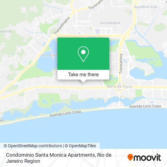 Condomínio Santa Monica Apartments map