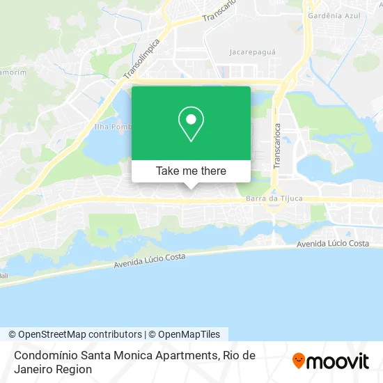 Condomínio Santa Monica Apartments map