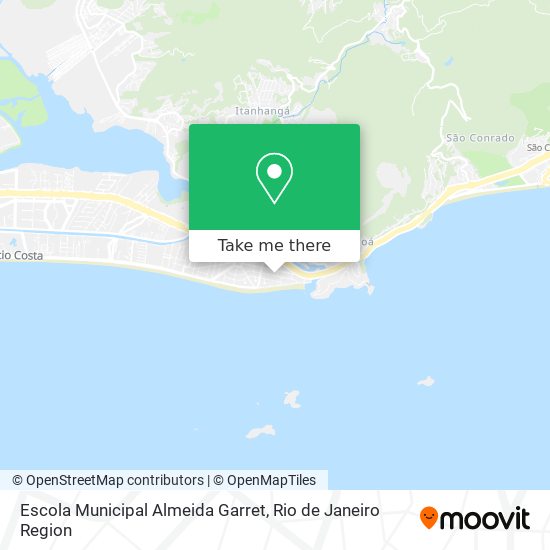 Mapa Escola Municipal Almeida Garret