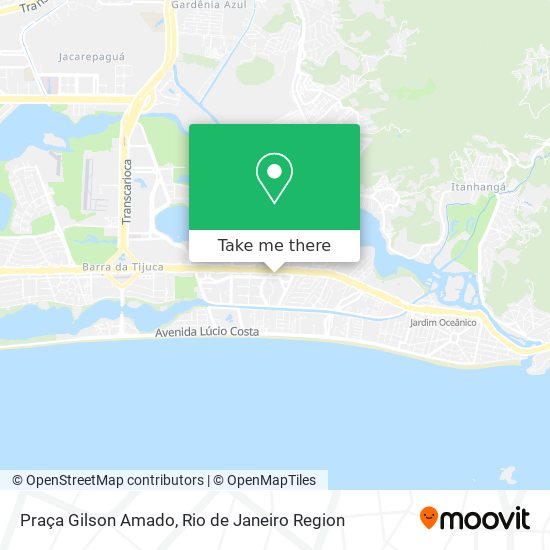 Mapa Praça Gilson Amado