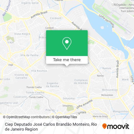 Ciep Deputado José Carlos Brandão Monteiro map
