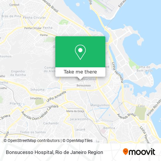 Mapa Bonsucesso Hospital