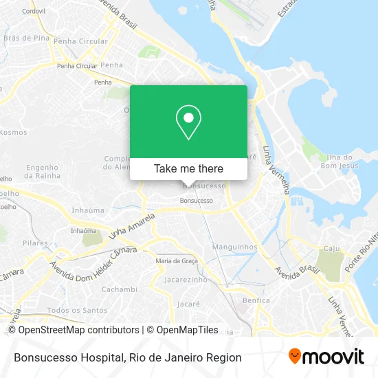 Bonsucesso Hospital map