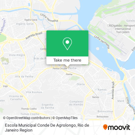 Mapa Escola Municipal Conde De Agrolongo
