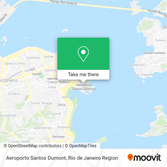 Aeroporto Santos Dumont map