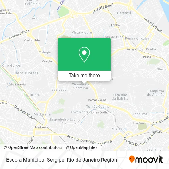 Escola Municipal Sergipe map