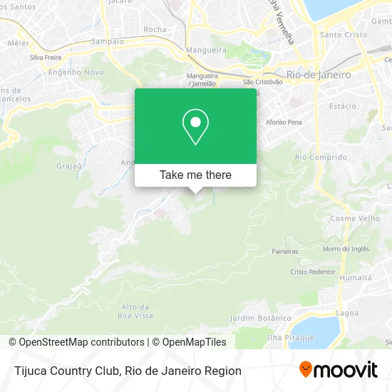 Tijuca Country Club map