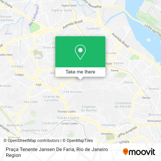 Praça Tenente Jansen De Faria map