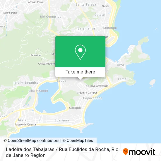 Ladeira dos Tabajaras / Rua Euclides da Rocha map