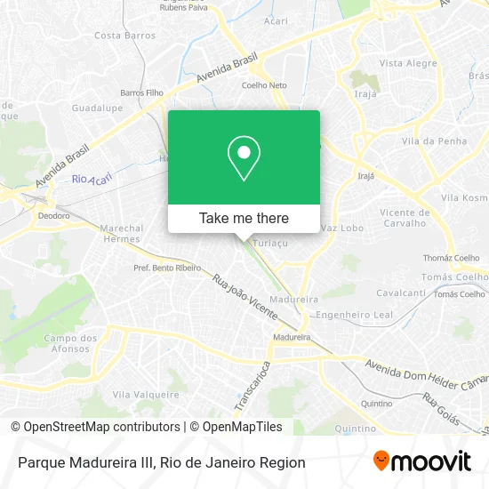 Parque Madureira III map