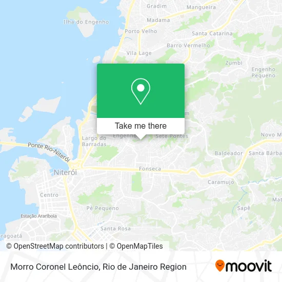 Morro Coronel Leôncio map