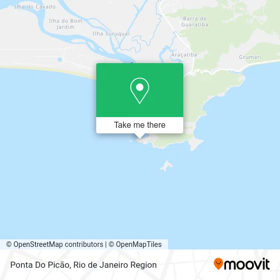Ponta Do Picão map