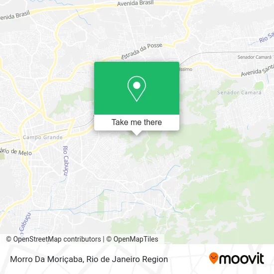 Morro Da Moriçaba map