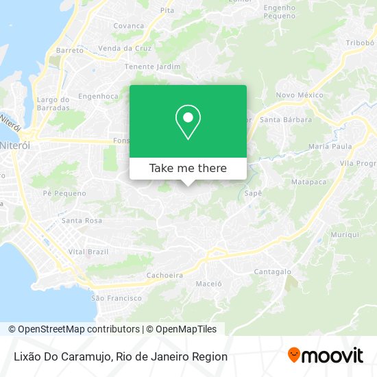 Lixão Do Caramujo map