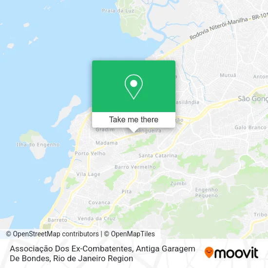 Associação Dos Ex-Combatentes, Antiga Garagem De Bondes map