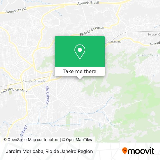 Jardim Moriçaba map
