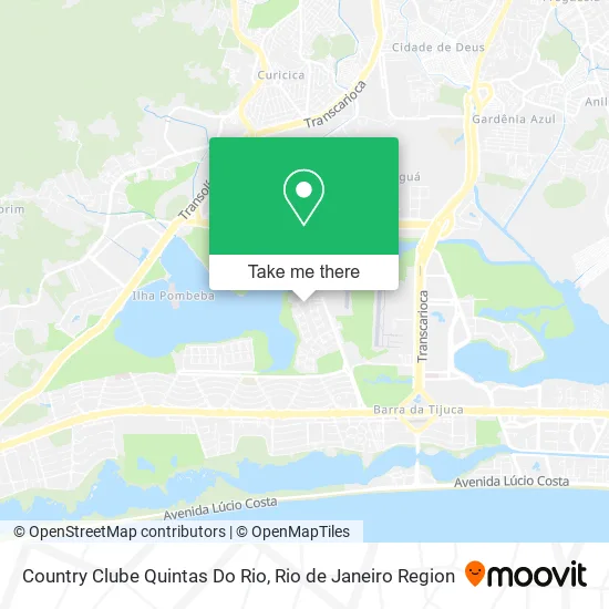 Country Clube Quintas Do Rio map