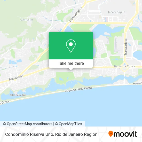 Condomínio Riserva Uno map